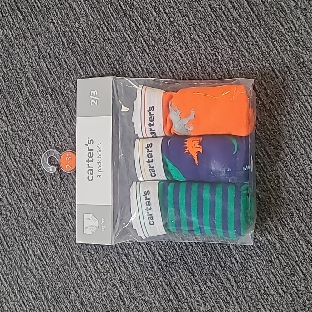 Carter's Briefs Little Kid Size 2/3 NWT